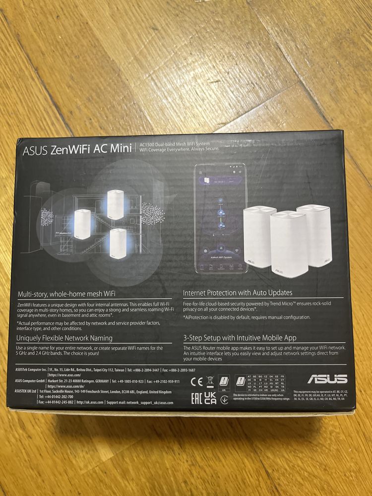 Asus Zen Wifi AC Mini (2-pack CD6) - Sistema Mesh Completo