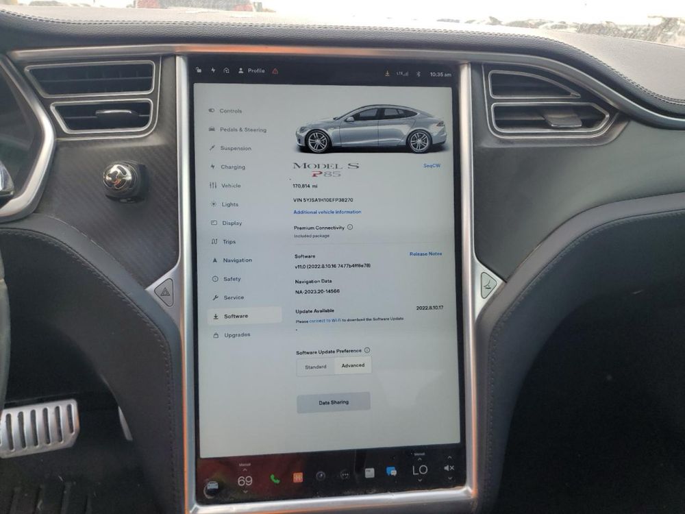 Tesla Model S P85 2014 Performance