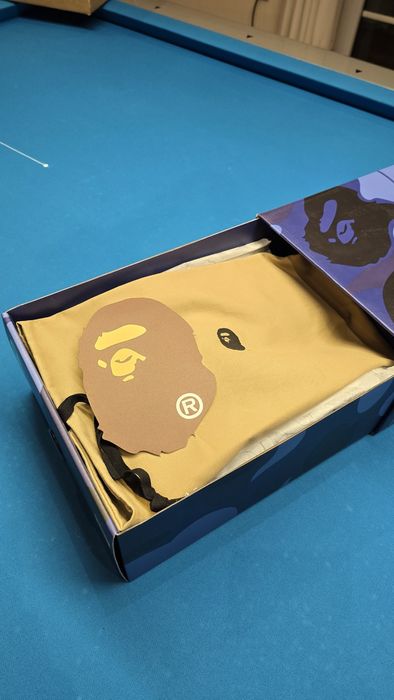 A Bathing Ape (BAPE) ORIGINAL !! jjjjhound white navy Completo+ fatura