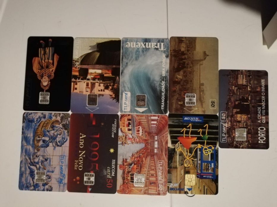Cartões Portugal Telecom Antigos Coleccionador