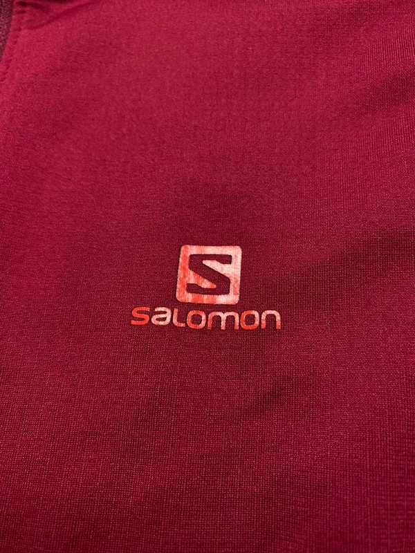 Salomon różowy Polar fleece bluza zip hoodie pink techwear streetwear