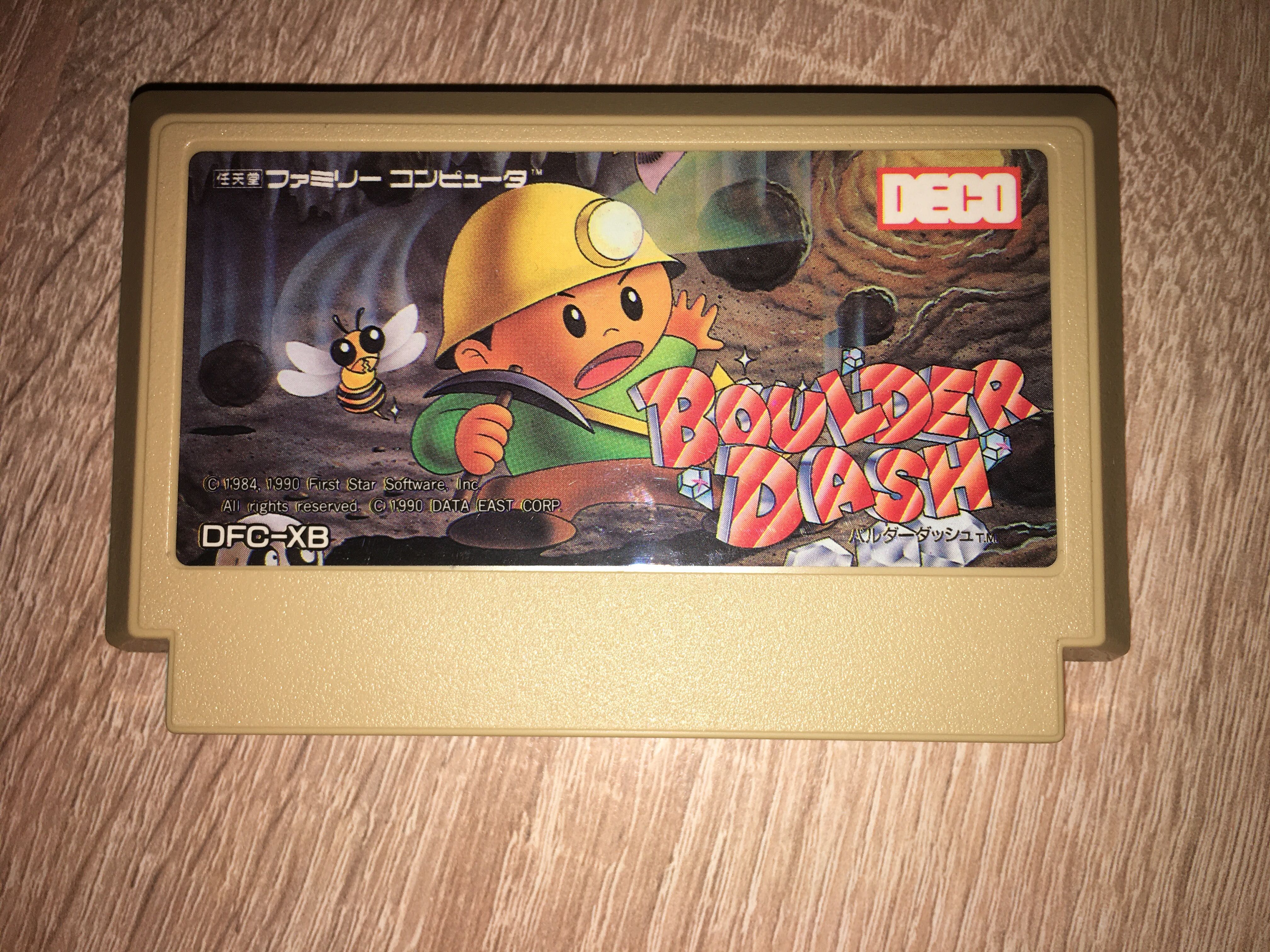 Pegasus gry Boulder Dash. Oryginalna Famicom