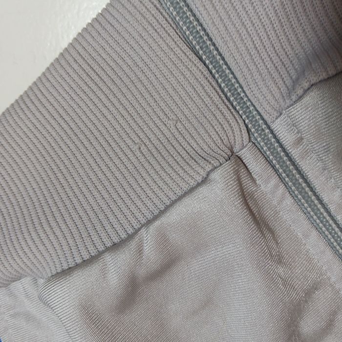 Vintage Puma kurtka bomberka bluza niebiesko szara M