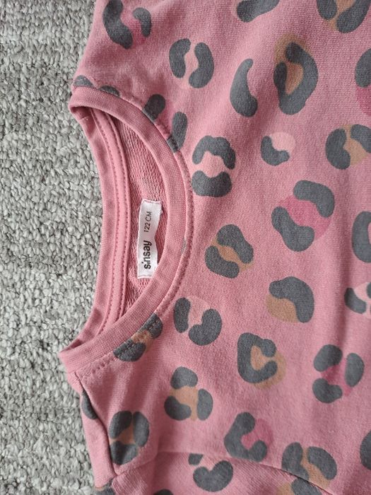 Sukienka różowa panterka Sinsay 122