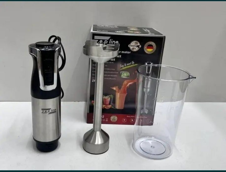 Блендер Zep-lain 202 с мерным стаканом 1500 Вт.