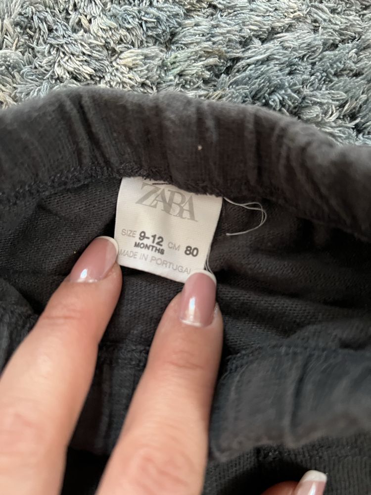 Zara spodnie dresowe chłopięce 80 cm spodenki dresy dla chłopca j nowe