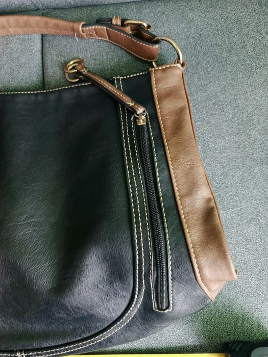 Torba duża, A4, czarno-brązowa. Jenny Fairy