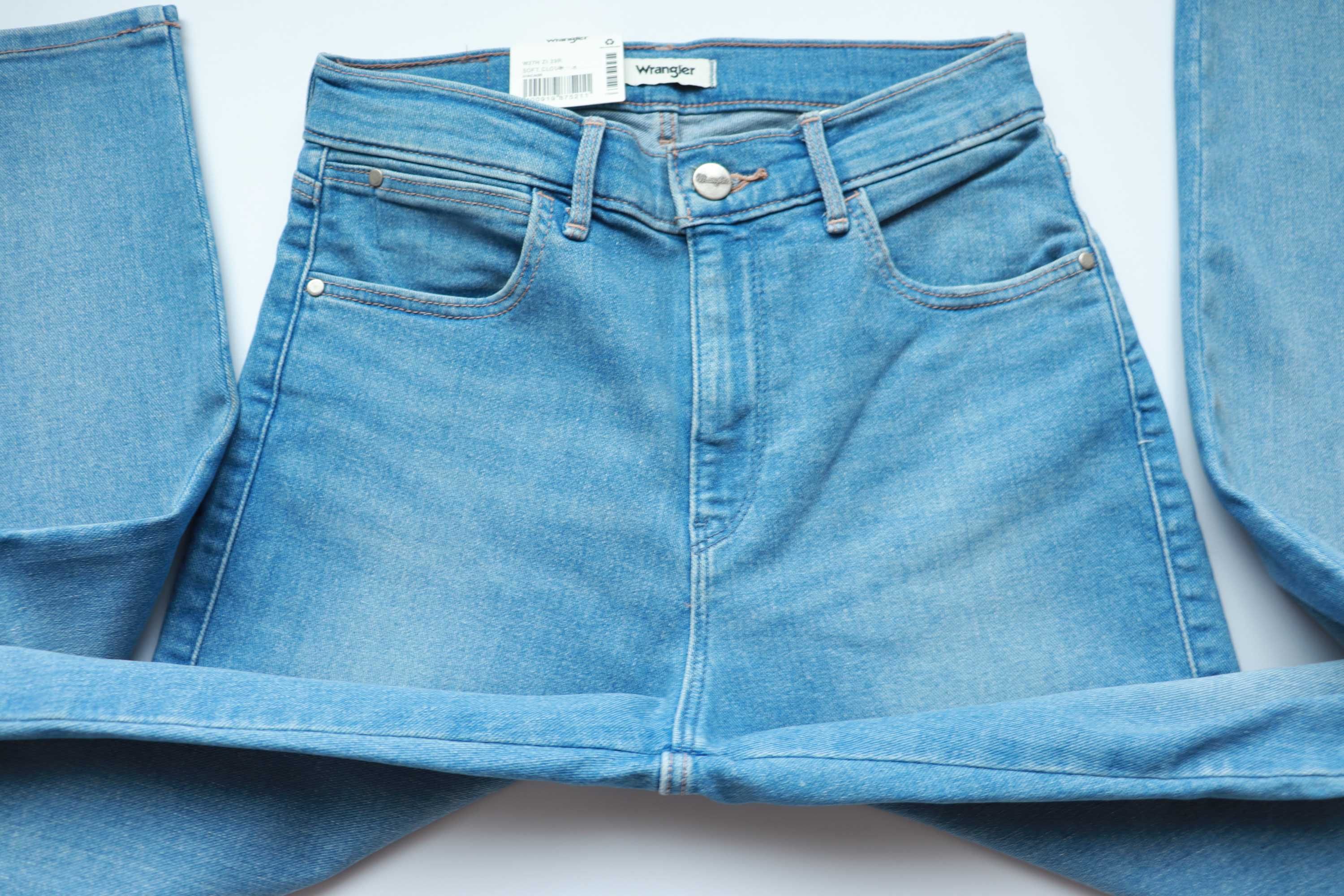 WRANGLER HIGH RISE SKINNY 630 W27 L30 damskie spodnie jeansy nowe