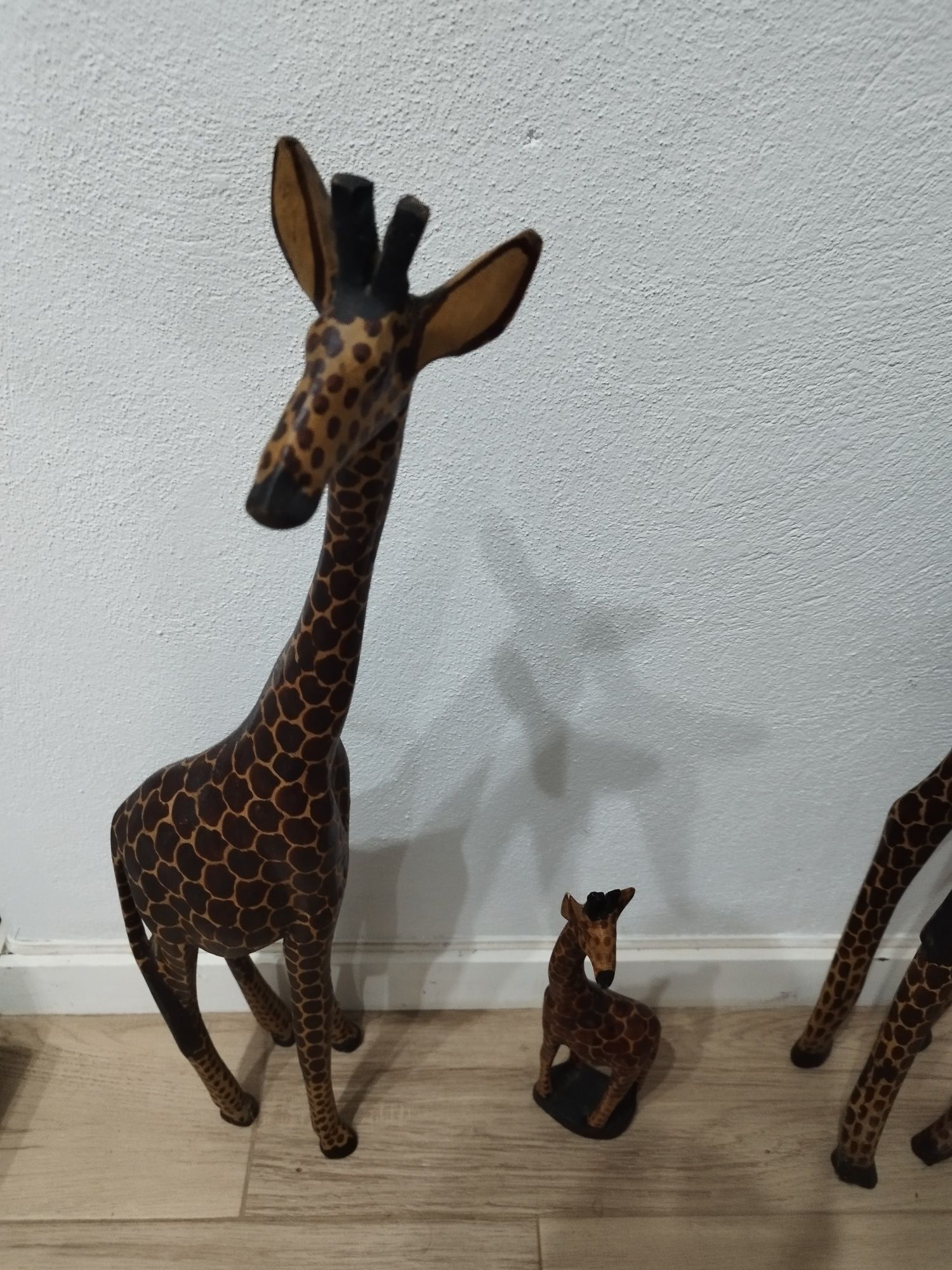 Girafas em madeira