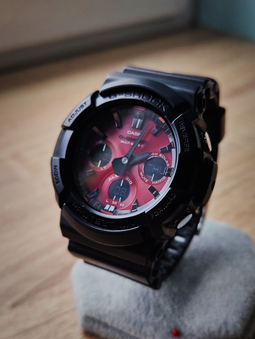 Casio G-Shock GAW-100AR-1a solar Multiband 6 instrukcja pudelko