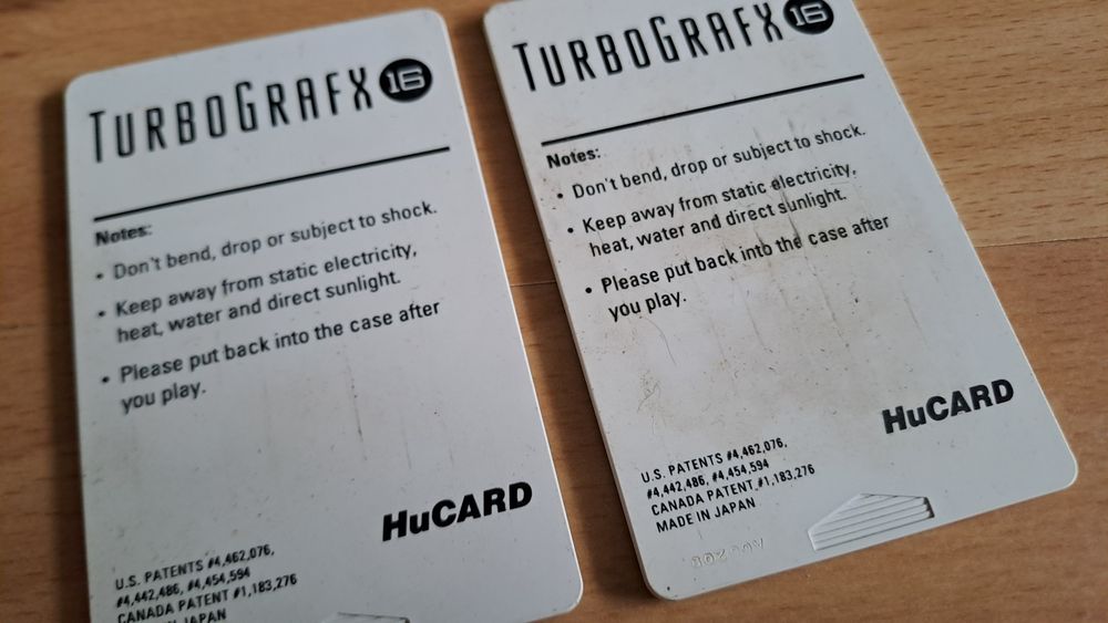 Turbografx - wersja PAL, pełen komplet z dwiema grami