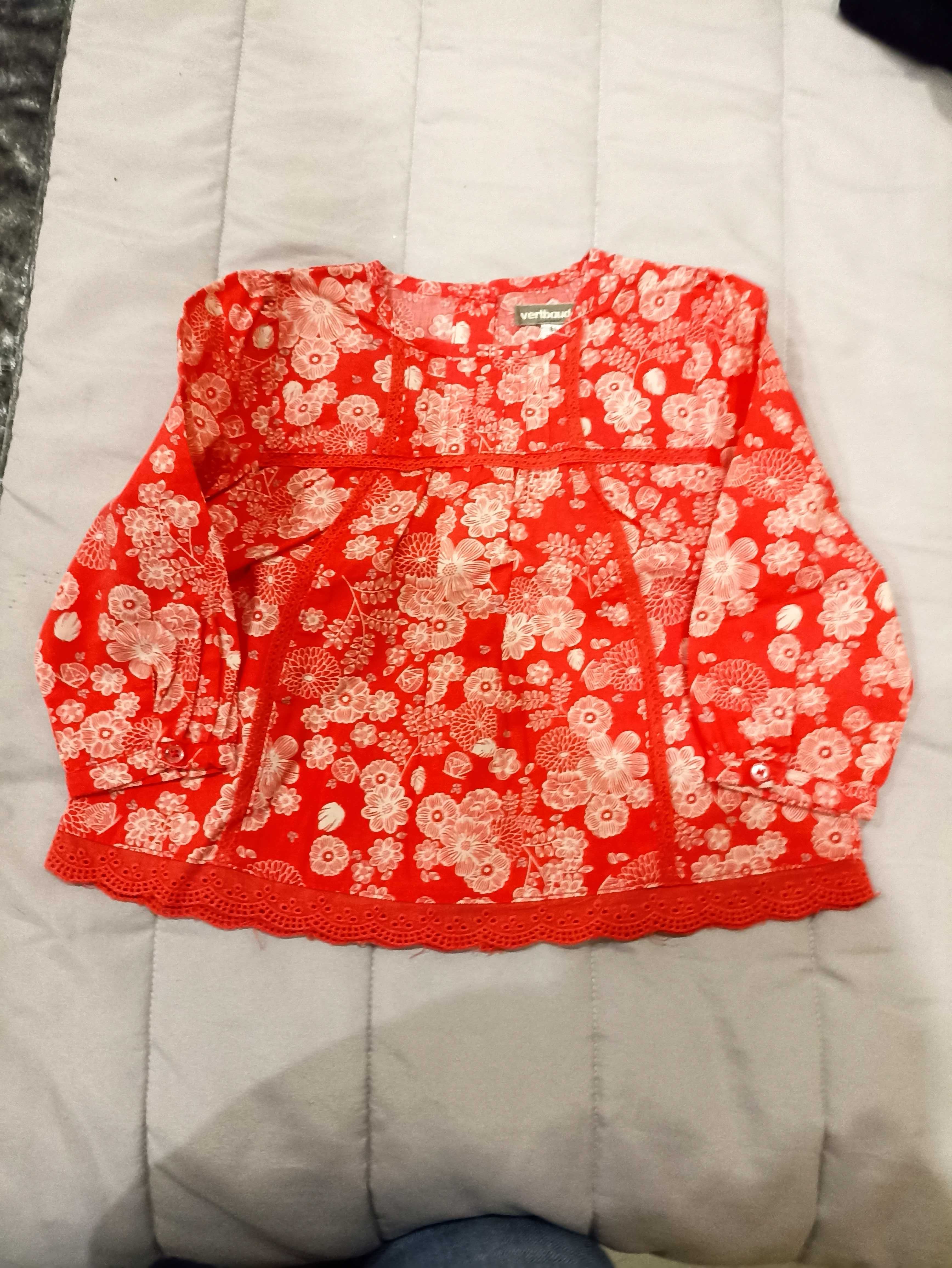 Camisas de bebé menina 12/18 meses