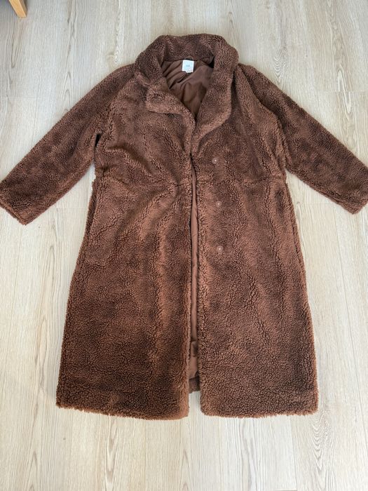 Шубка teddy h&m L пальто