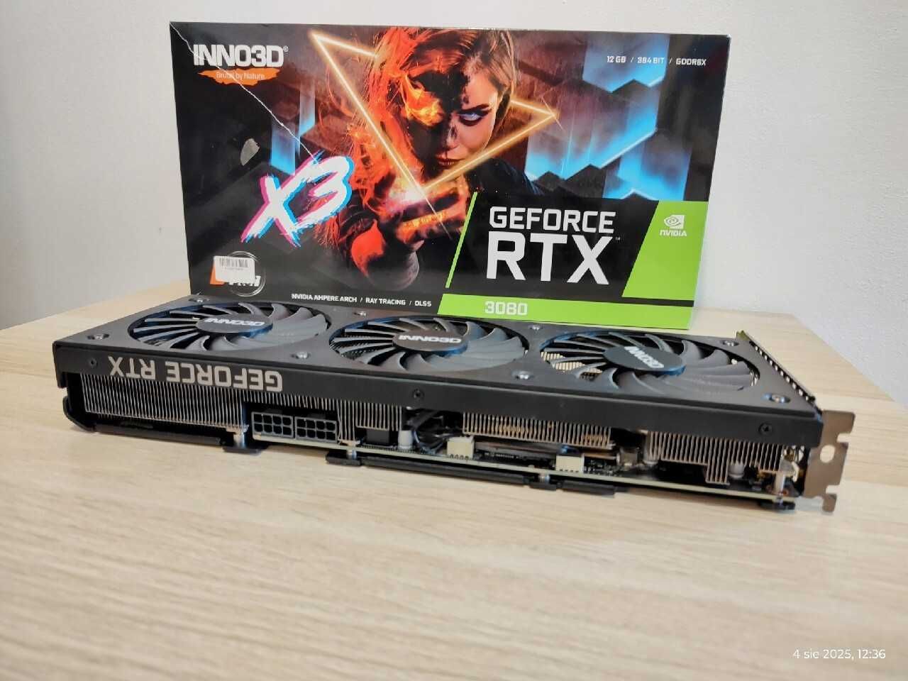 Karta graficzna RTX 3080 12GB Inno3D GeForce OC LHR 100%