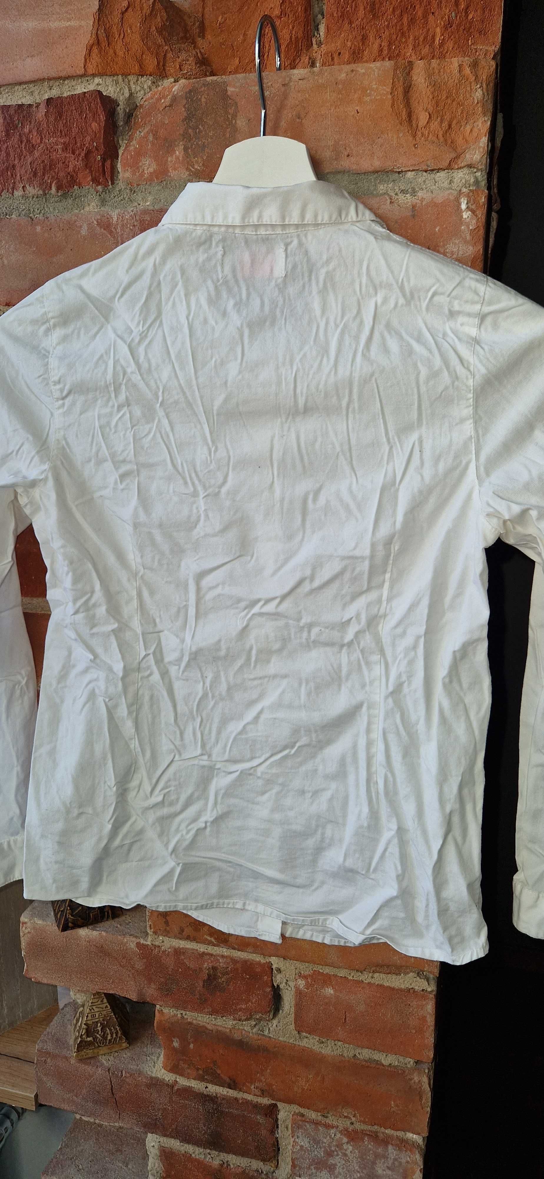 Klasyczna biała koszula długi rękaw egzamin 140 Lincoln&Sharks 5 10 15
