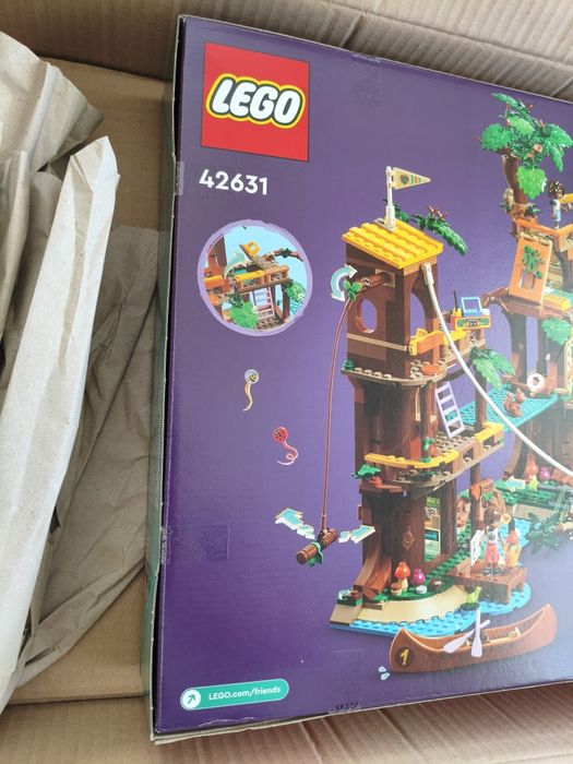 NOWY zestaw LEGO Friends 42631 domek na drzewie na obozie kempingowym