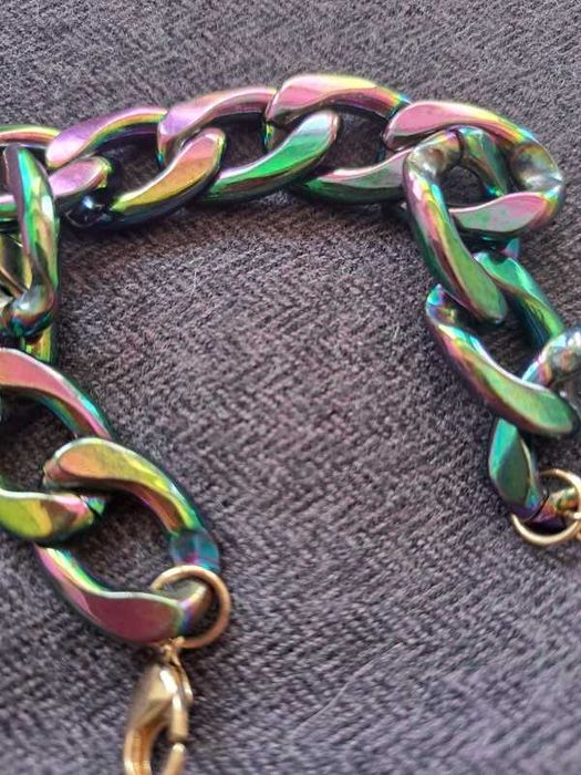 Bransoletka łańcuch w kolorze syrenim Bijou Brigitte