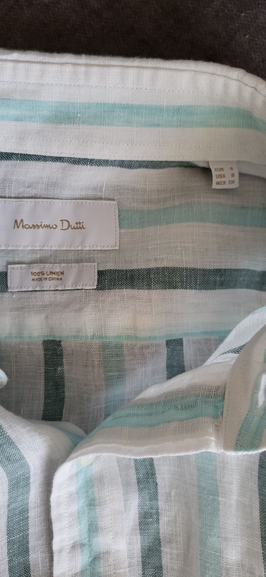 Як нова! Рубашка Massimo Dutti S-M. 36-38. Сорочка льон 100%