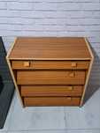Szafka na buty, komoda, meble PRL, vintage