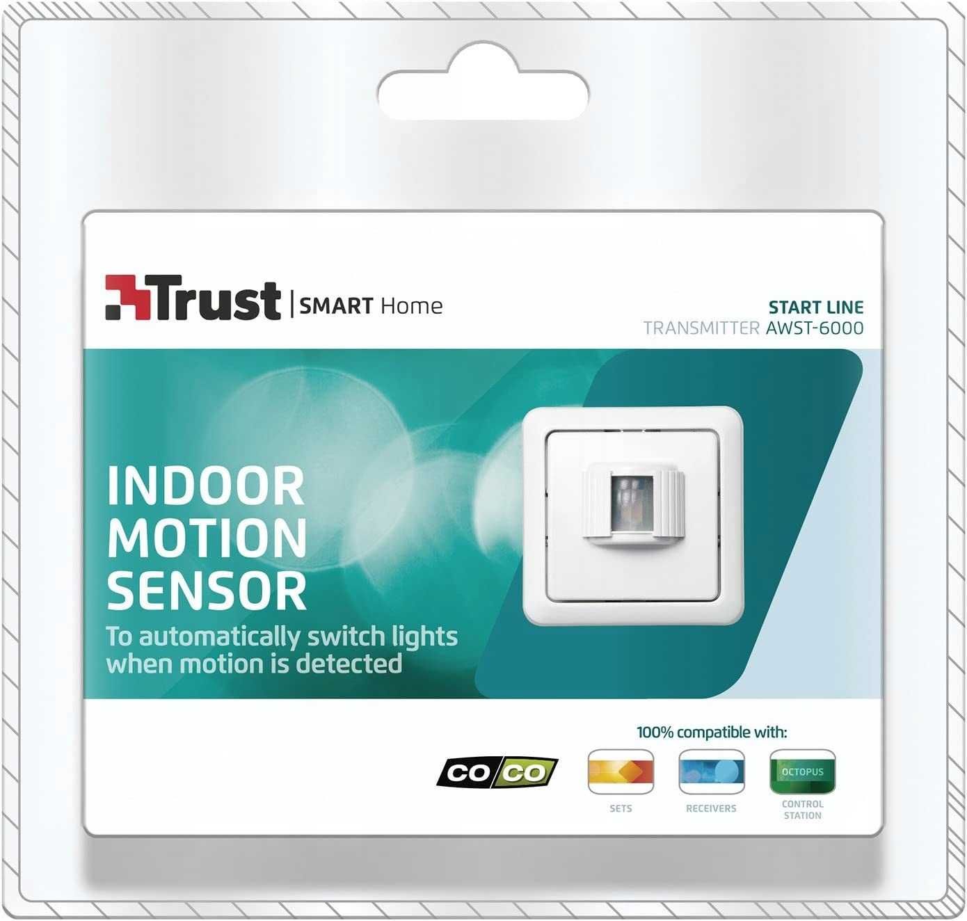 Trust SMART Home AWST-6000 bezprzewodowy czujnik ruchu 433 Mhz