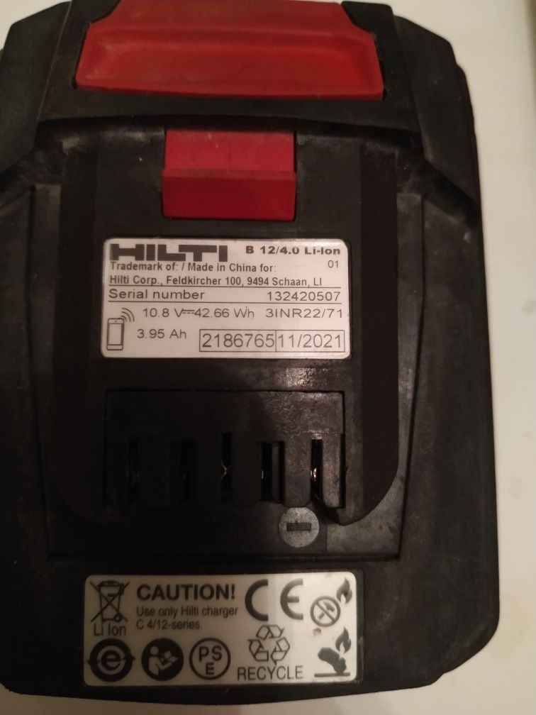 Hilti bateria B12 4.0