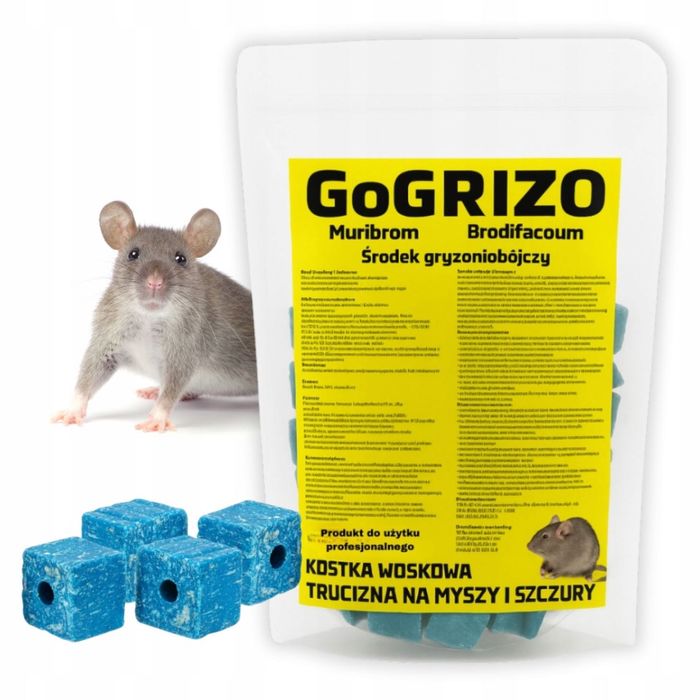 TRUTKA trucizna na szczury myszy mocna UŻYTEK PROFESJONALNY 1,5KG