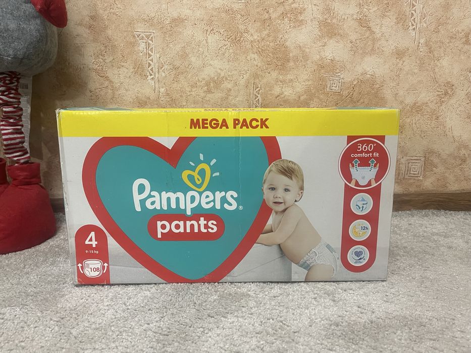 Памперсы pampers 108шт