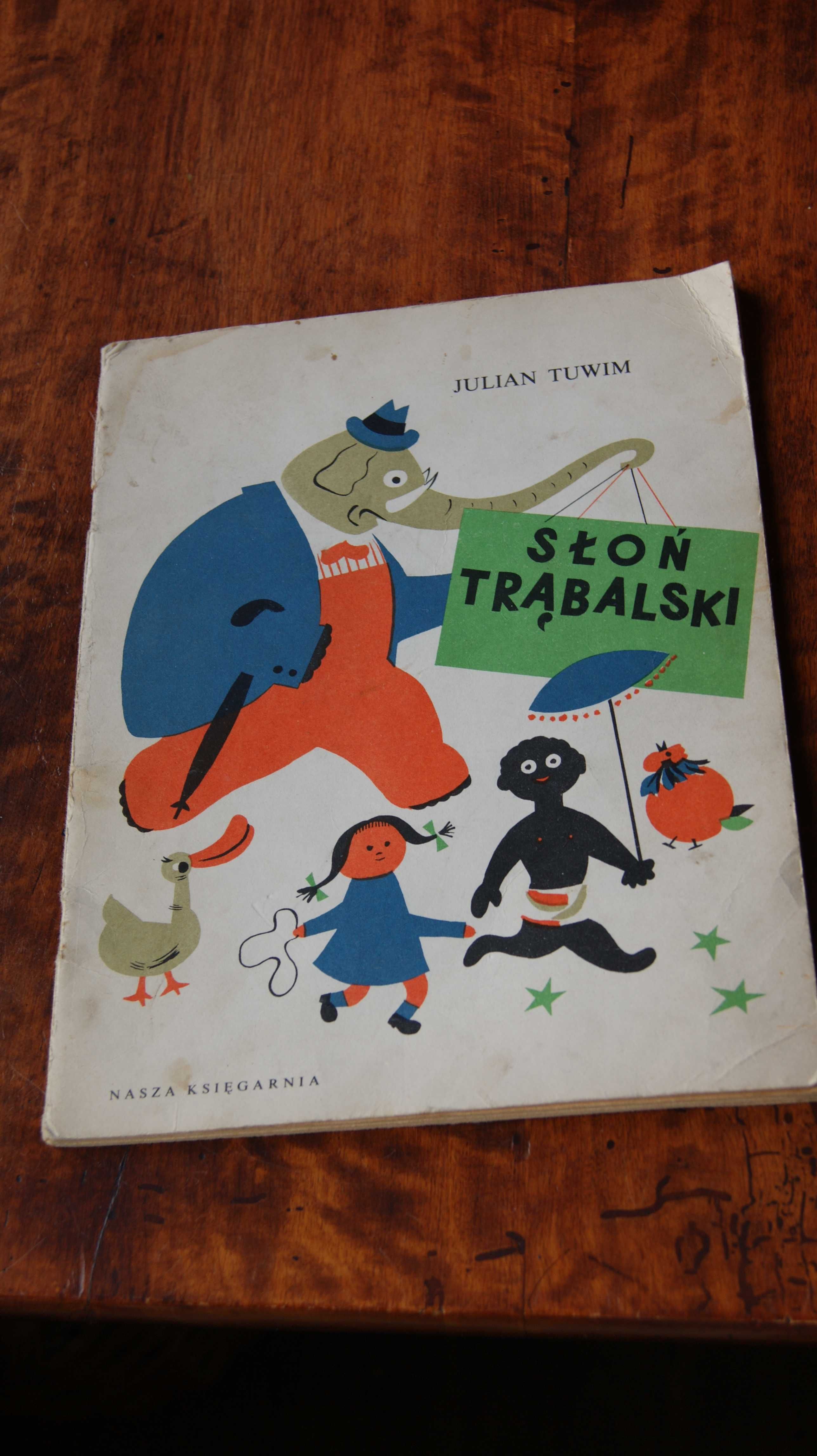 Książeczka Słoń Trąbalski Julian Tuwim nasza Księgarnia 1978 rok