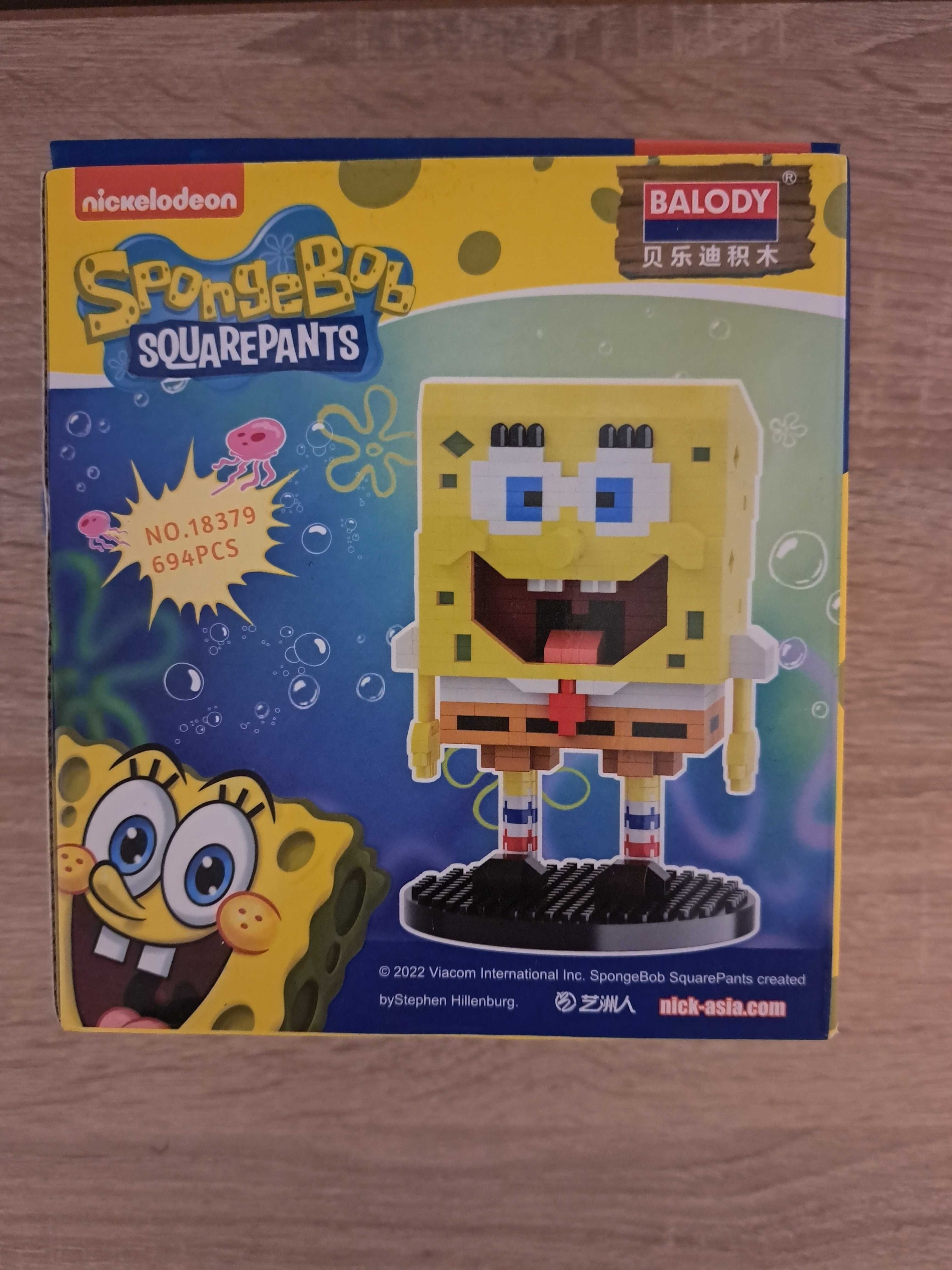 Klocki Spongebob Kanciastoporty 694 elementów jak Lego Nowe Prezent