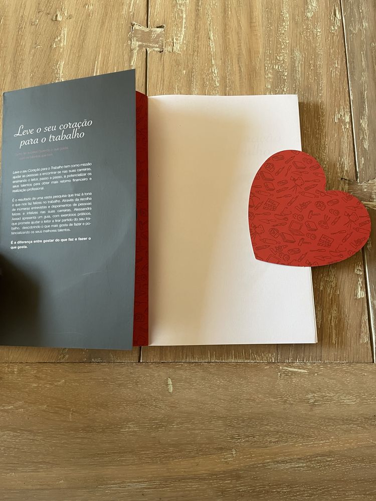 Livro Leva o seu coraçao para o trabalho
