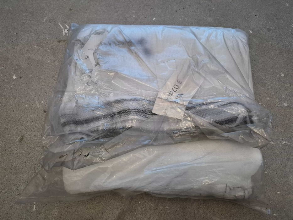 Siatka do elewacji rusztowań 3,07x10m biała