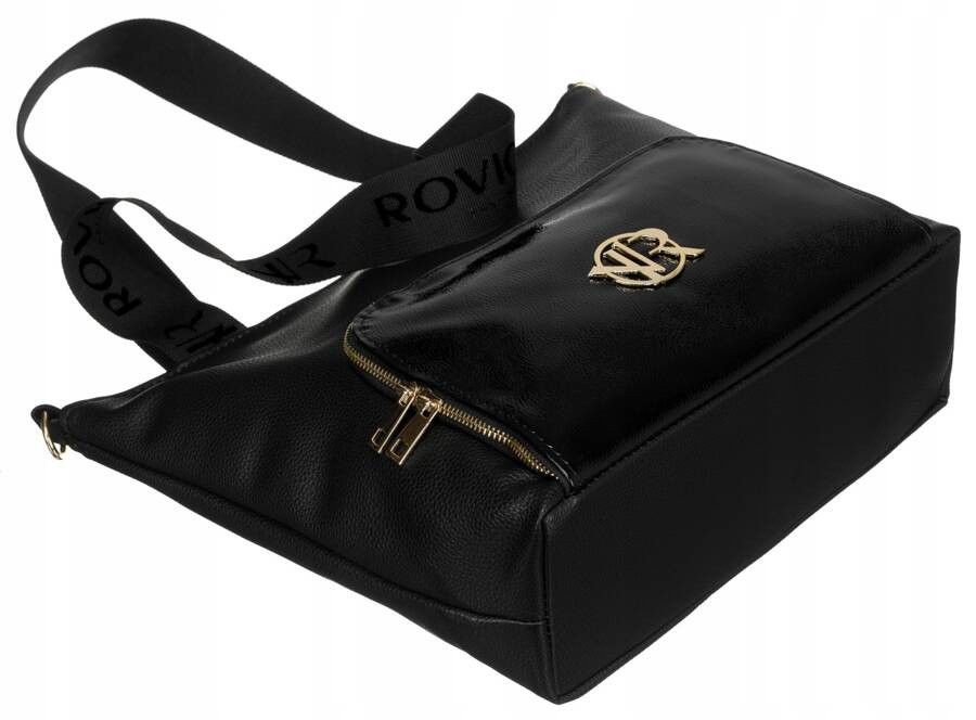 duża shopperka damska ze skóry ekologicznej - rovicky