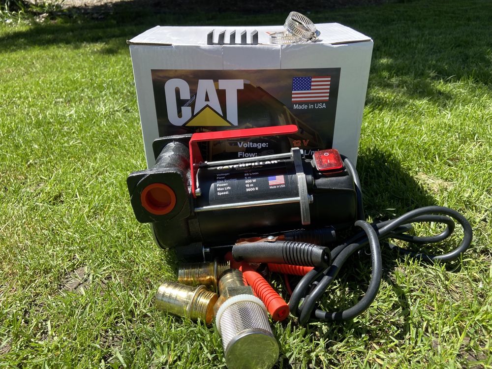 Насос для перекачки топлива 12v 24v CAT В НАЛИЧИИ!!