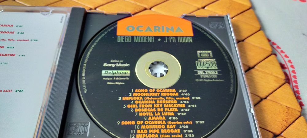 Diego Modena Ocarina Gold Edition CD.