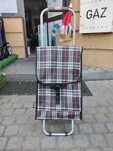 Mały wózek zakupowy na zakupy torba na kółkach SOLIDNY SKŁADANY krata