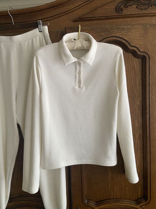 M-L Zara костюм жіночий прогулянковий айворі