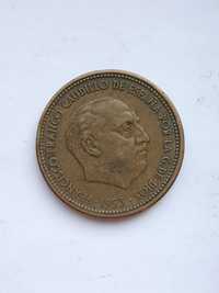 Монета Испании 1953 г.
