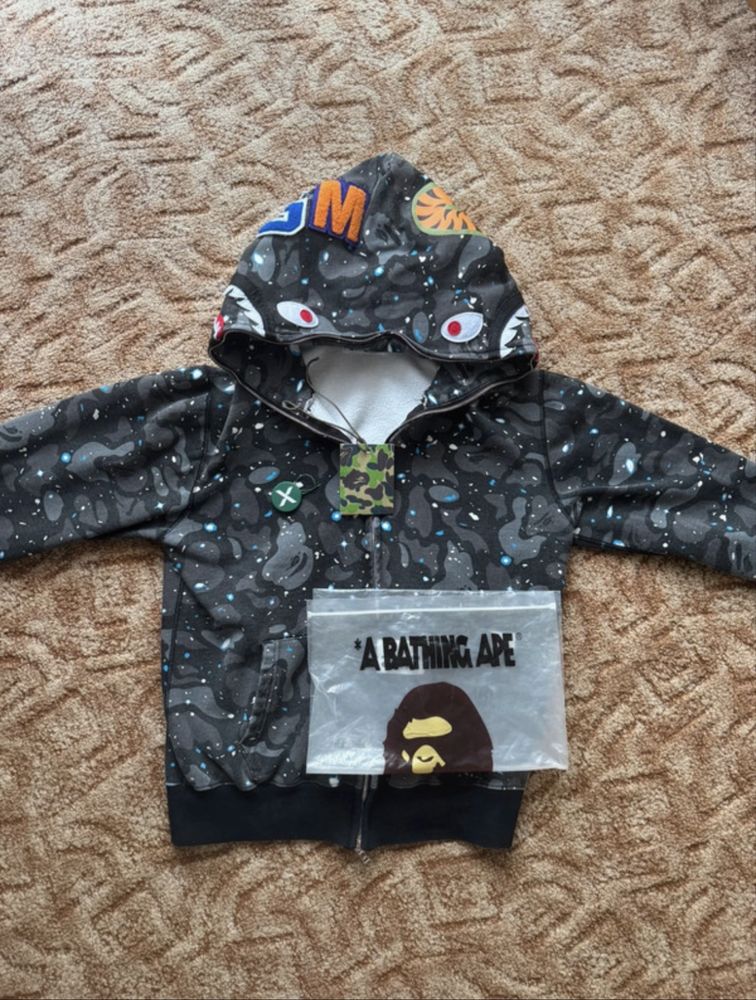 Bape shark hoodie bluza abc space camo