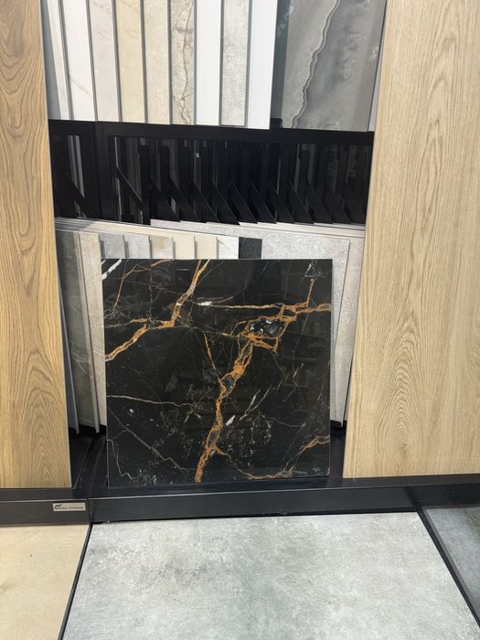 Płytki 59,8 X 59,8 IMPULSIVE BLACK Gres Szkl. Rekt. POLER 60 X 60