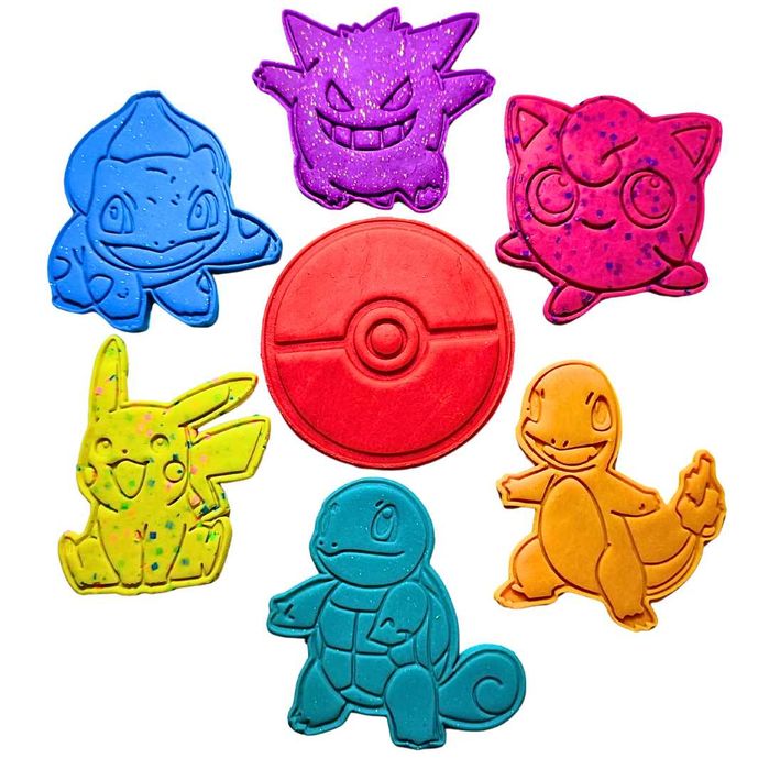 POKEMON 7 szt Foremki do wycinania z masy plastycznej zestaw