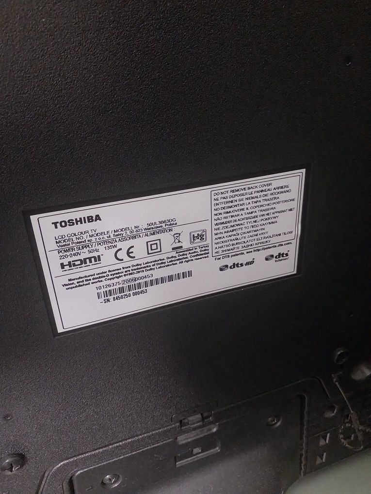 Телевізор toshiba