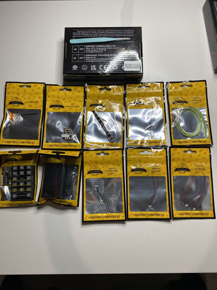 Oświetlenie led do klocków lego