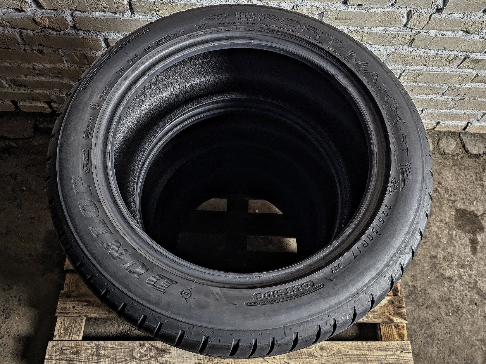 Шини 225/50r17 Dunlop | 2023 | 6.5mm | Germany | Вигідна ціна | Б/У