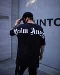 Футболка Palm Angels оверсайз мужская тенниска свободного кроя