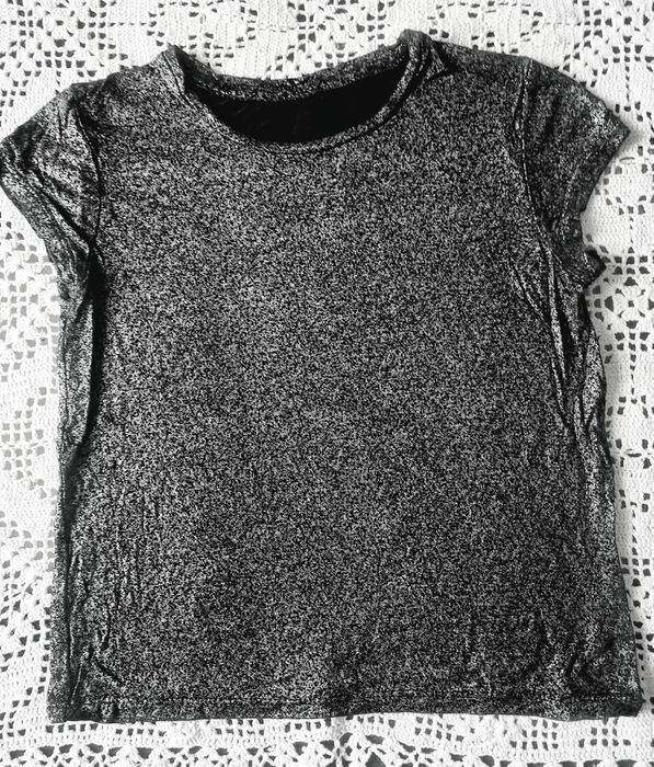 Koszulka błyszcząca dziewczęca