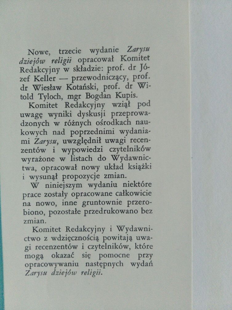 Zarys dziejów religii p.red. J. Keller,W.Kotański,W.Tyloch Iskry 1976