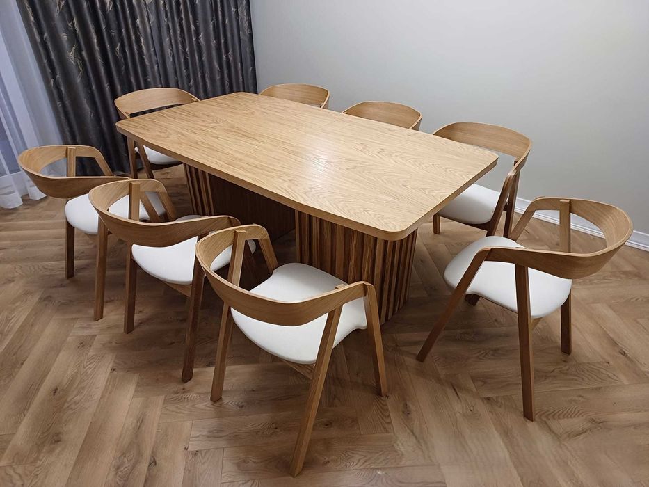 Stół Dębowy / Krzesło Dębowe LOFT / Hoker Barowy / Okrągły Rozkładany