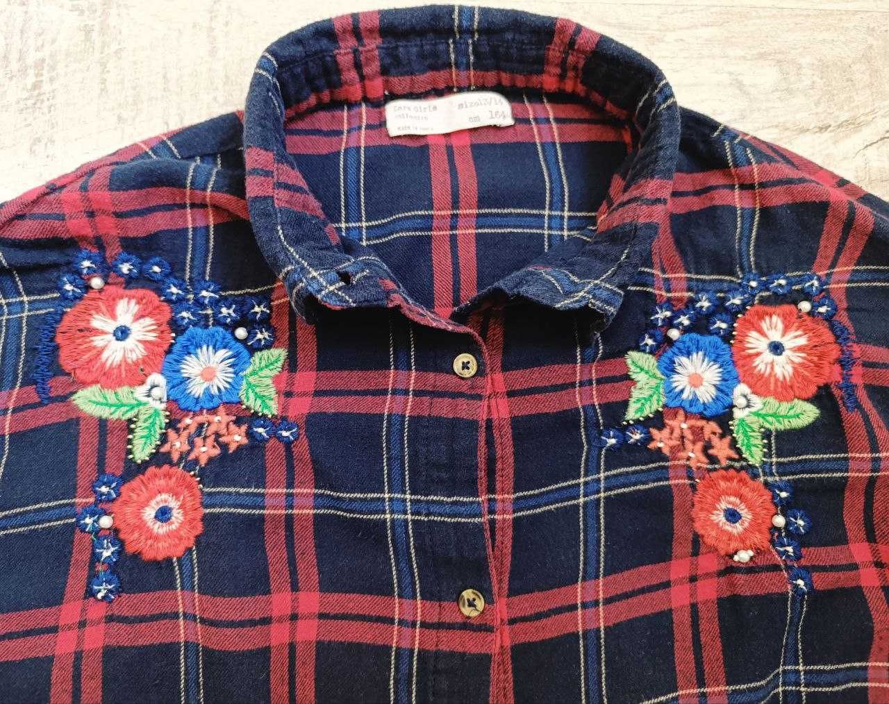 Фланелева сорочка Zara на 164 см