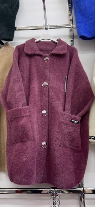 Kurtka alpaka duży rozmiar kolory