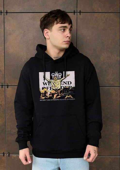 Weekend Offender • Новое Худи WK • 1312 • BIG LOGO • XS S M L XL